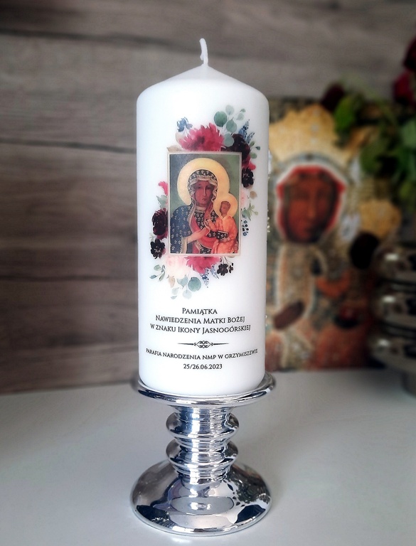ŚWIECA PAMIĄTKA NAWIEDZENIA (7)