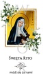 Świeca religijna/liturgiczna ŚWIĘTY PATRON - wzór 1 (9)