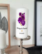 Świeca na stół WESELE - kolekcja PURPLE GOLD (1)