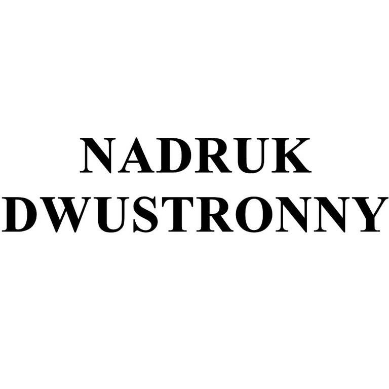 Nadruk dwustronny na świecy