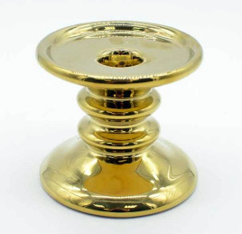 Świecznik złoty CHROM 8,5 cm