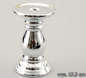 Świecznik srebrny CHROM 15,3 cm