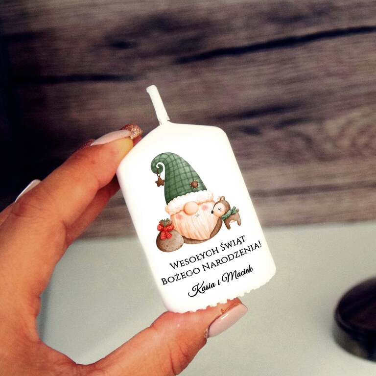 Świeca Prezencik świąteczny - wzór 92