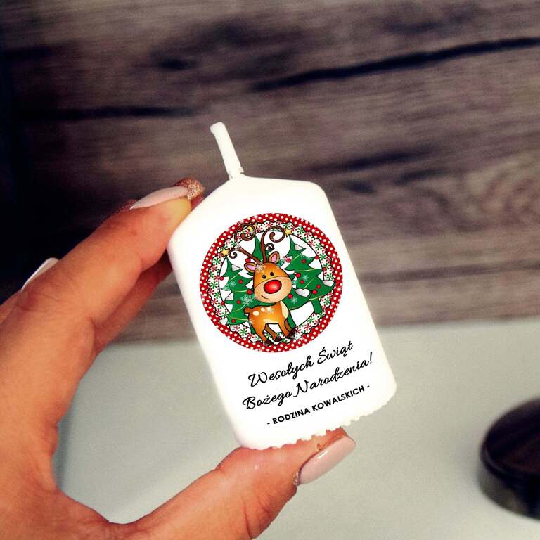 Świeca Prezencik świąteczny - wzór 96