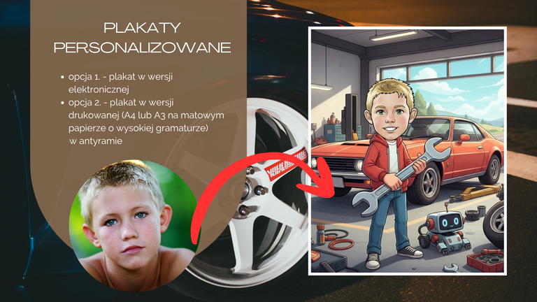 Plakat personalizowany dla dziecka - wzór 6