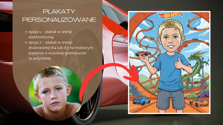 Plakat personalizowany dla dziecka - wzór 10
