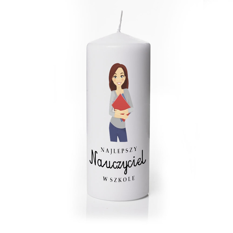 Świeca NAUCZYCIEL - wzór 1 (2)