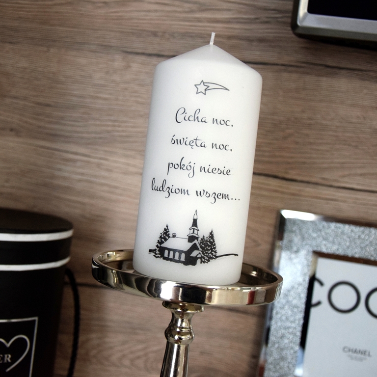 Świeca dekoracyjna ŚWIĘTA - wzór 20