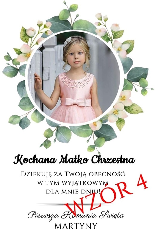Podziękowanie ze zdjęciem - DZIEWCZYNKA (7)